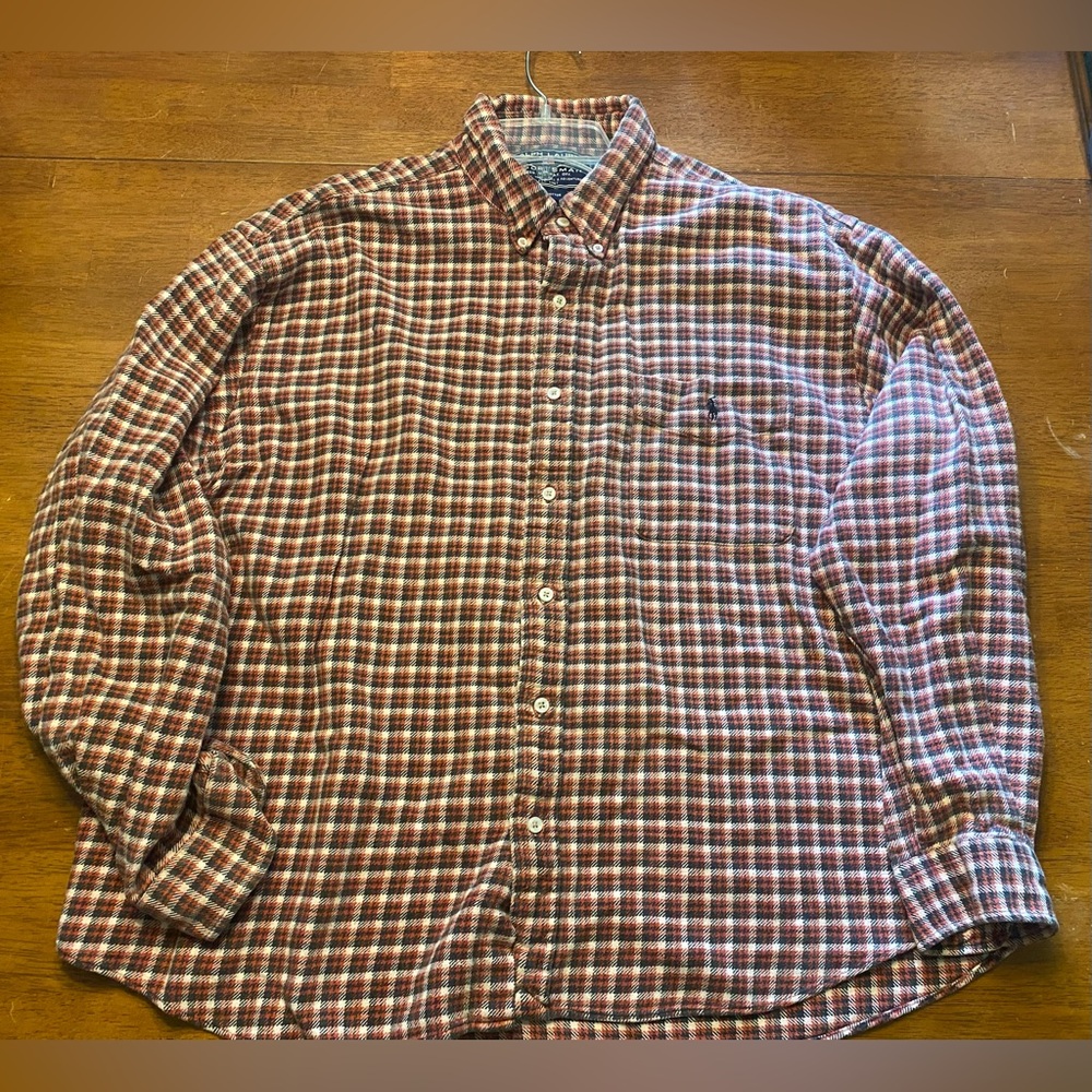 VTG Ralph Lauren Sportsman Flannel Button Down - Picture 3 of 6